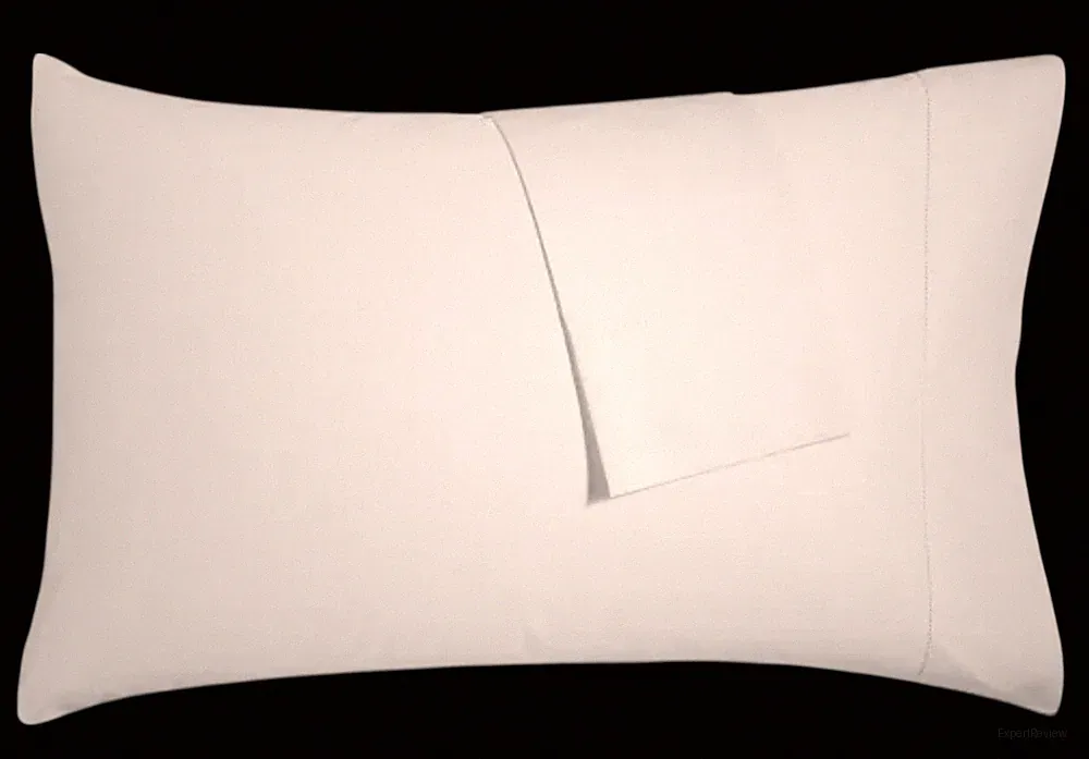 Nate Home 400 Thread Count Cotton Percale Full White 2 pack pillow swam set new
