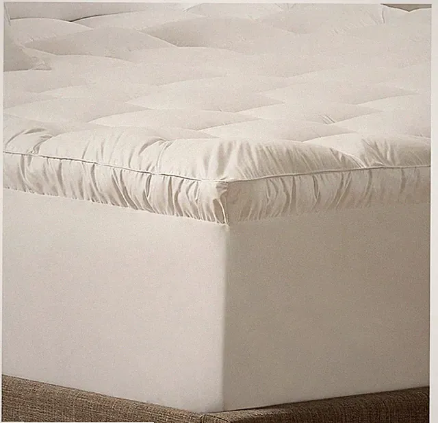 SERTA Down Essence Anti microbial Pillow Top Mattress Topper Full Size- White